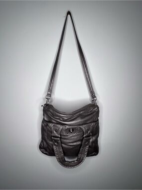 Marc by Marc Jacobs Gray Leather Shoulder Crossbody Bag